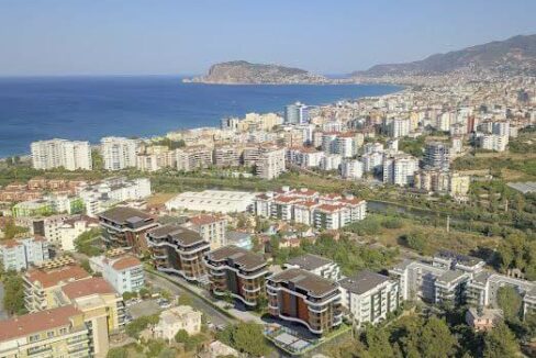 Projekt med vacker utsikt i Alanya