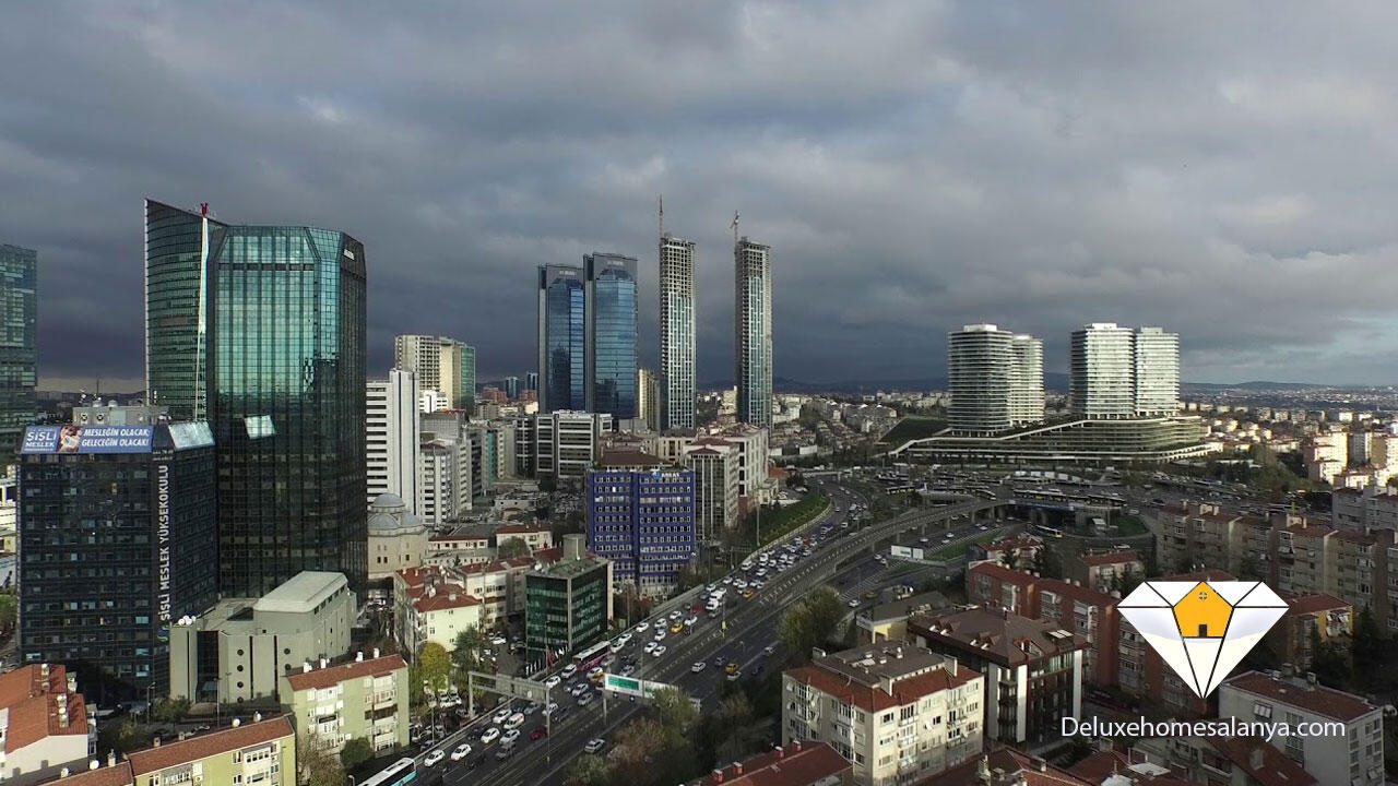 Sisli district in Istanbul