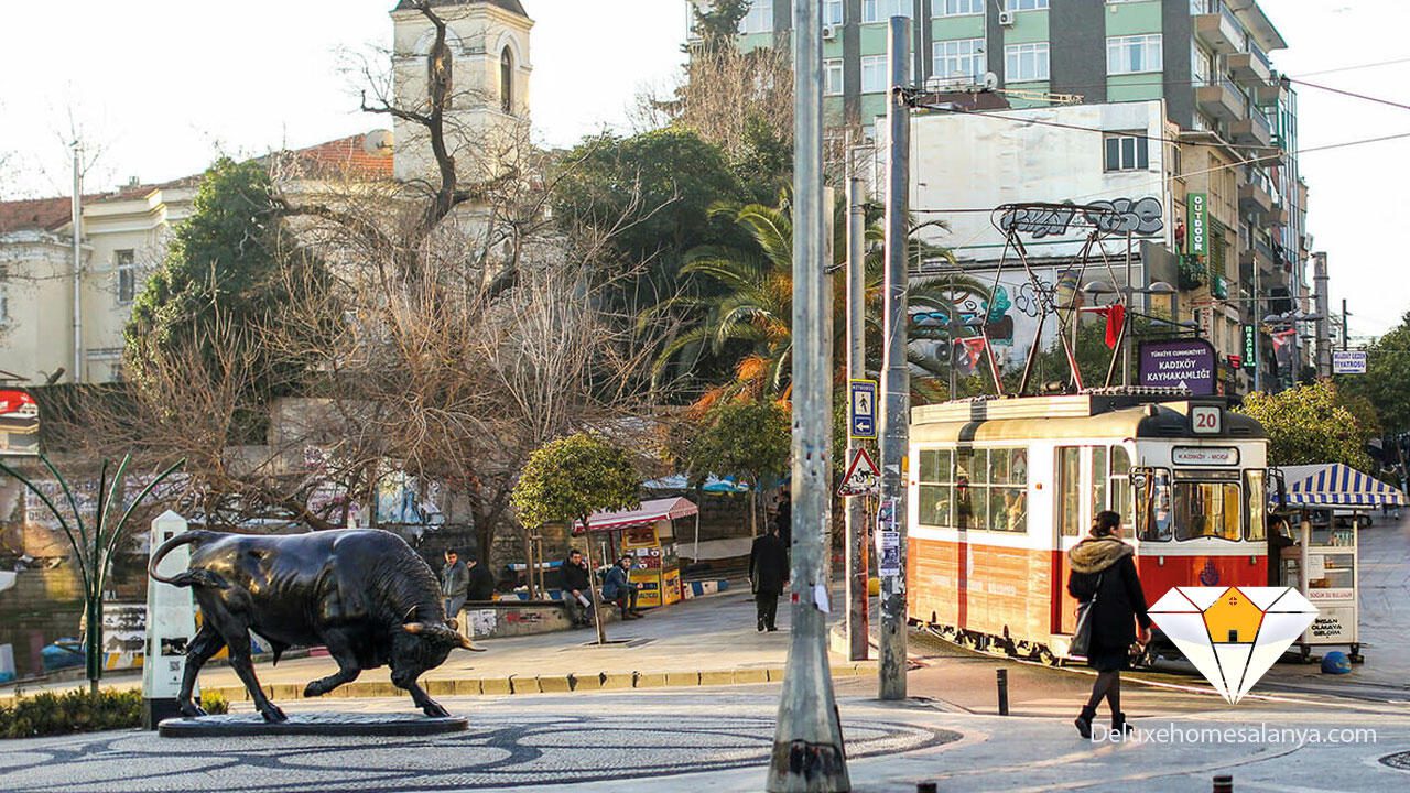 Bull statue in Kadikoy