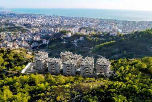 Förköp Lyx Lägenhet i Oba-Alanya Turkiet