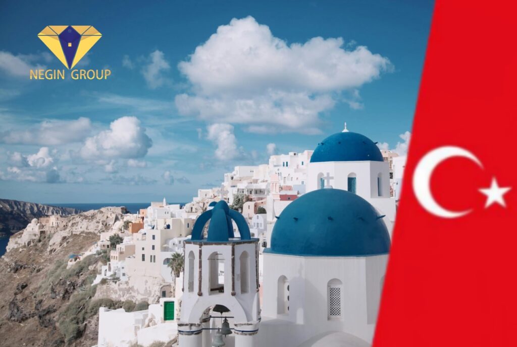 نقشه دریای مدیترانه و کشورهای اطراف