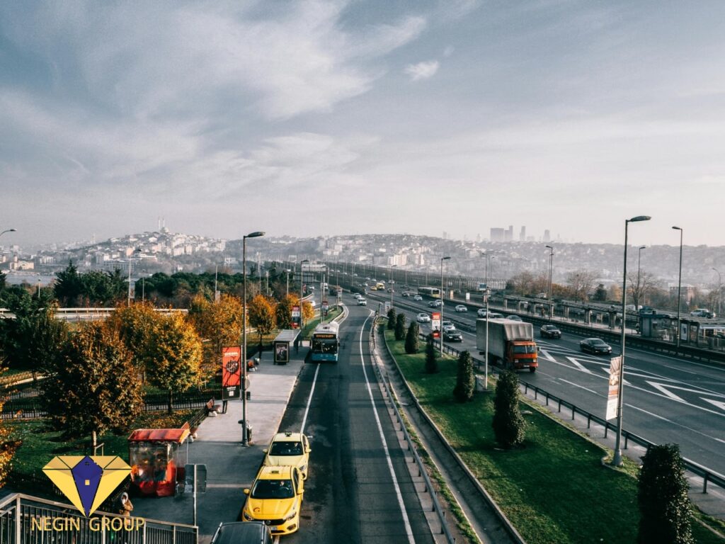 چشم انداز و موقعیت جغرافیایی محله گون گورن استانبول