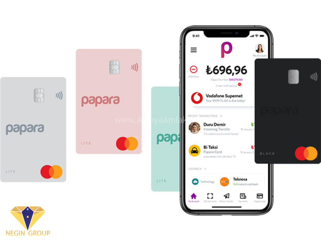 انواع پاپارا کارت